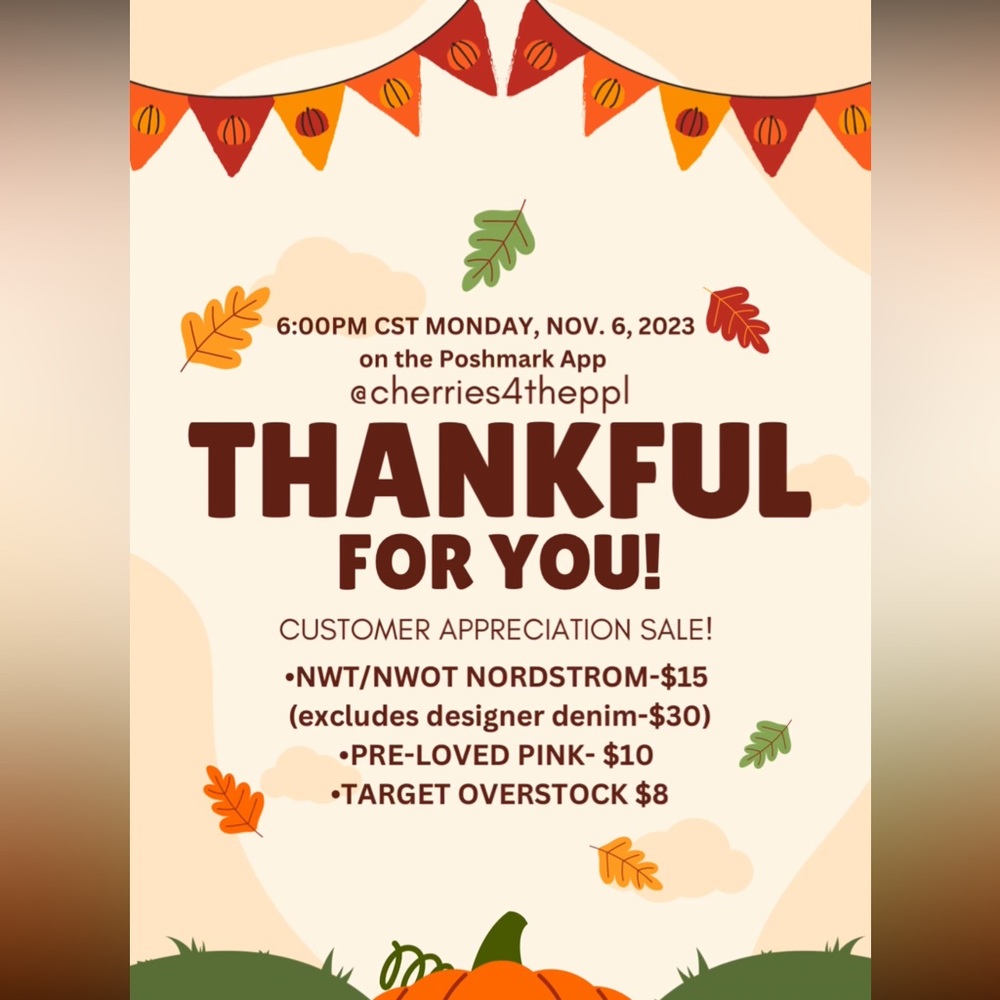 CUSTOMER APPRECIATION SALE!